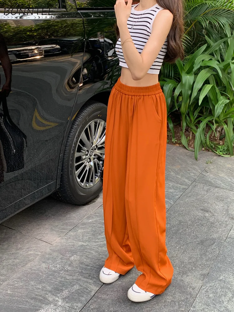 Wide Leg Pants Women High Waist Loose Females College Vintage Harajuku Spring Trousers Casual Solid Pockets Korean
Wide Leg Pants Women High Waist Loose Females College Vintage Harajuku Spring Trousers Casual Solid Pockets Korean