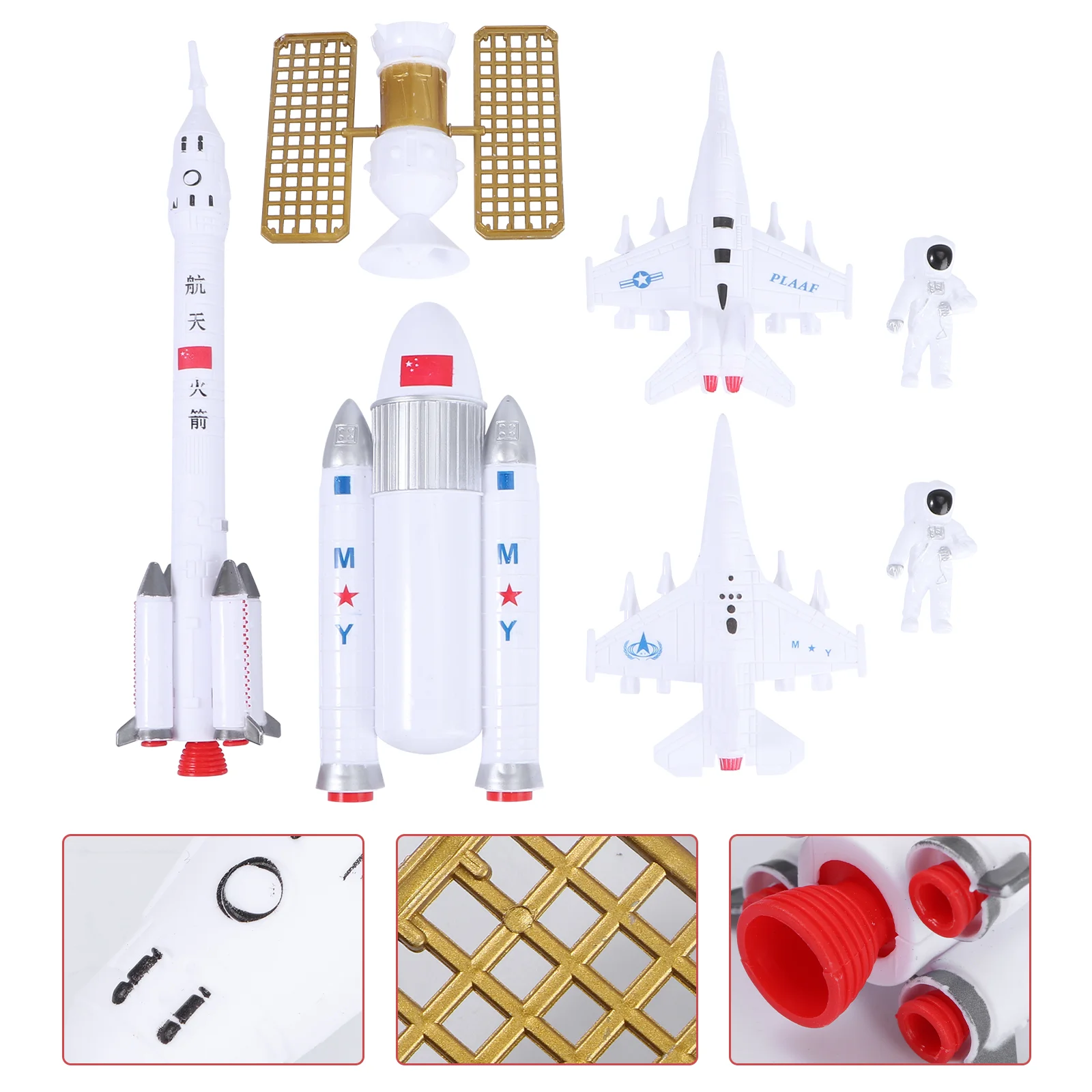 Space Shuttle Aircraft Astronaut Model Toy Cake Decor Toy's Kids Mini Toys Fruit
Space Shuttle Aircraft Astronaut Model Toy Cake Decor Toy's Kids Mini Toys Fruit