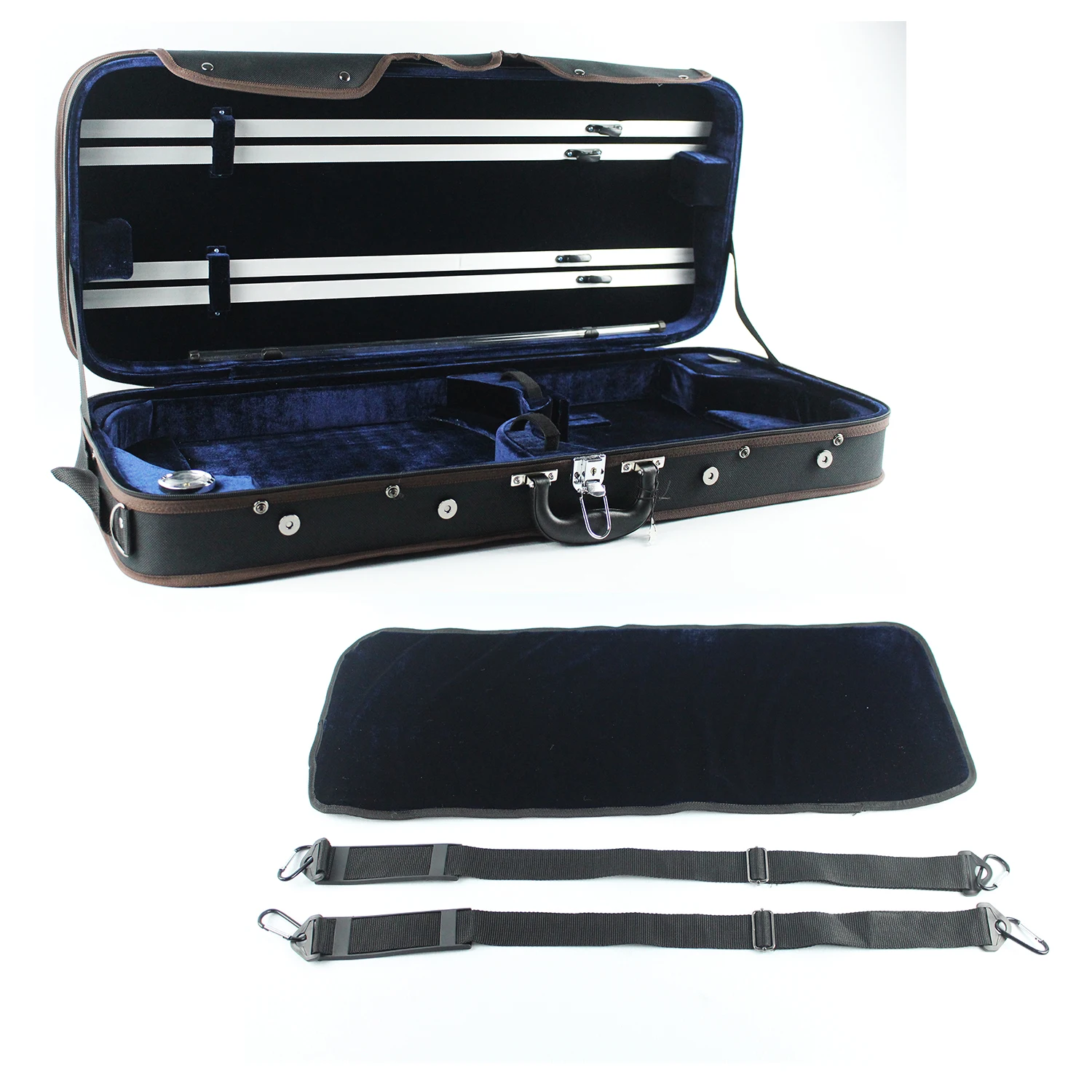 Double Violin Case with Code lock put 4/4 violin and viola 
Double Violin Case with Code lock put 4/4 violin and viola