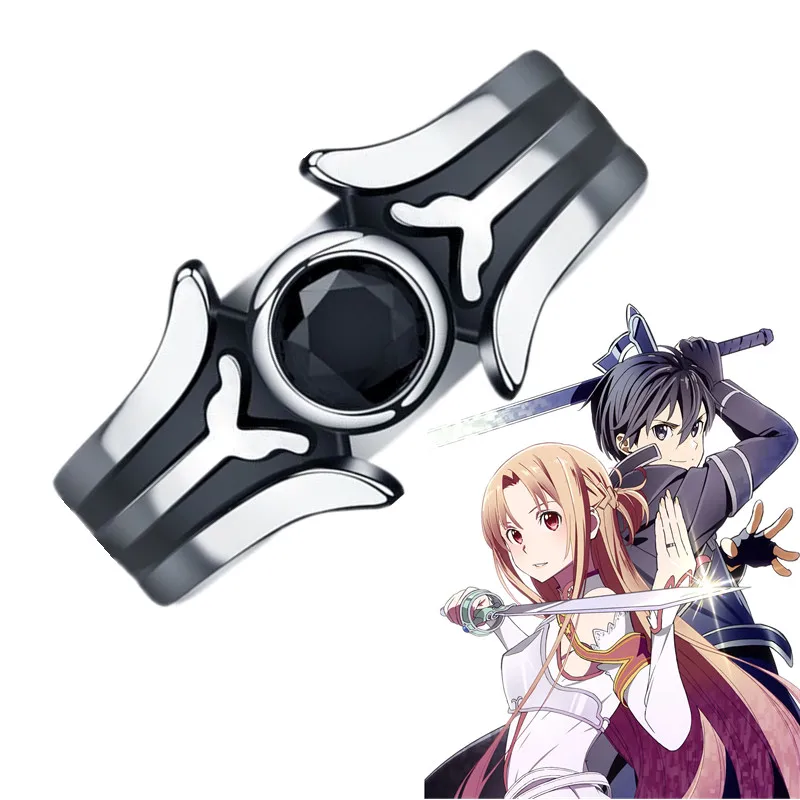 Anime Sword Art Online Cosplay Kirigaya Kazuto Ring Fashion Unisex Adjustable Accessories Jewelry Prop Gift
Anime Sword Art Online Cosplay Kirigaya Kazuto Ring Fashion Unisex Adjustable Accessories Jewelry Prop Gift