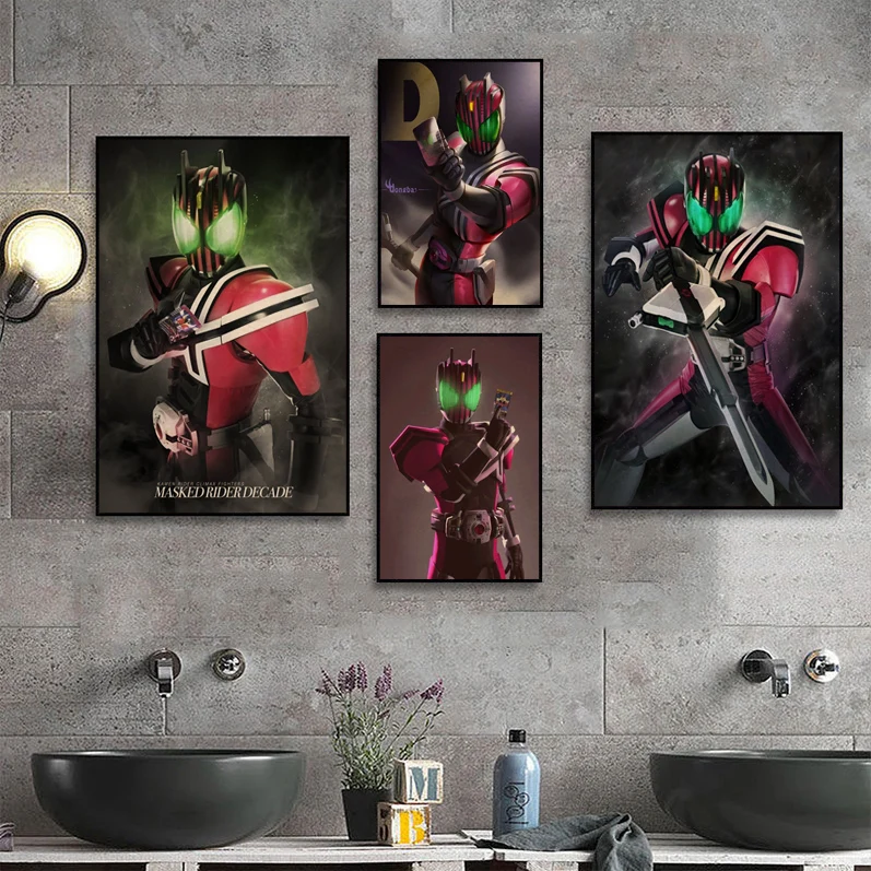 BANDAI Masked Rider Decade DIY Poster Kraft Paper Sticker Home Bar Cafe Stickers Wall Painting
BANDAI Masked Rider Decade DIY Poster Kraft Paper Sticker Home Bar Cafe Stickers Wall Painting