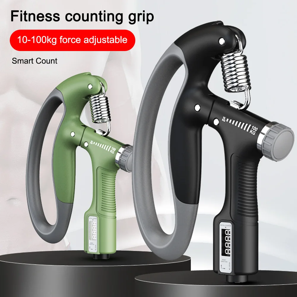 Grip Strengthener 10-100kg Adjustable Hand Grip Strengthener Exerciser Hand Training Arm Muscle Training Fitness Equipment
Grip Strengthener 10-100kg Adjustable Hand Grip Strengthener Exerciser Hand Training Arm Muscle Training Fitness Equipment