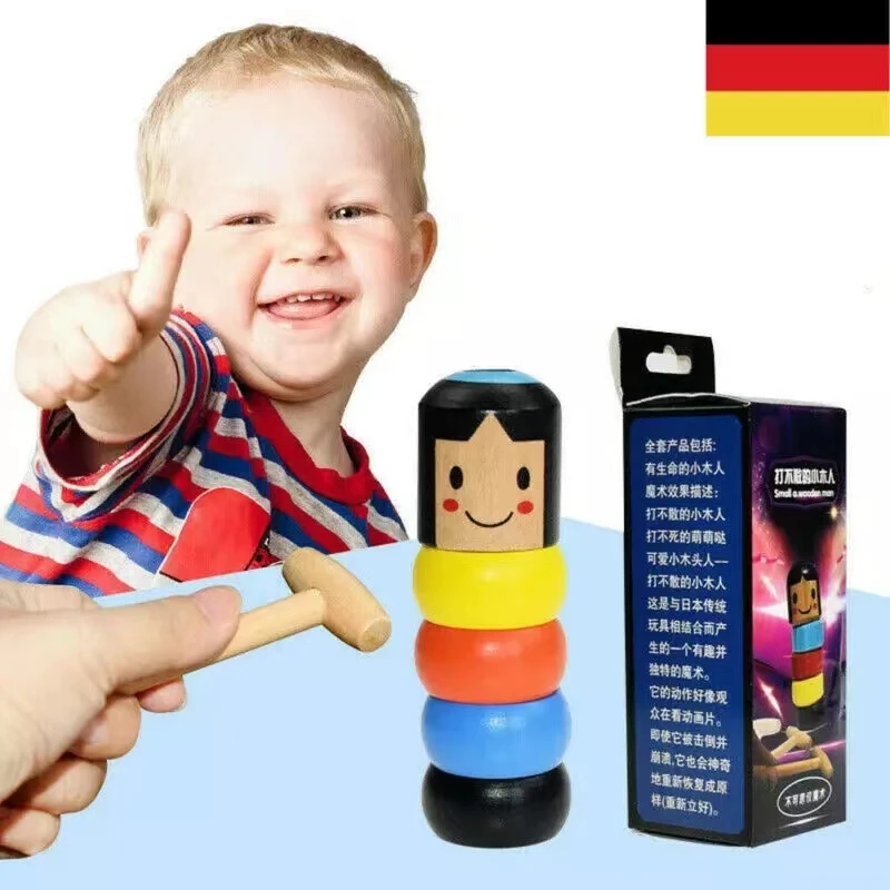 Unbreakable Wooden Man Magic Immortal Daruma by PROMA Magic Stubborn Wood Funny Wooden Magic Toy Trick Gift Fun
Unbreakable Wooden Man Magic Immortal Daruma by PROMA Magic Stubborn Wood Funny Wooden Magic Toy Trick Gift Fun
