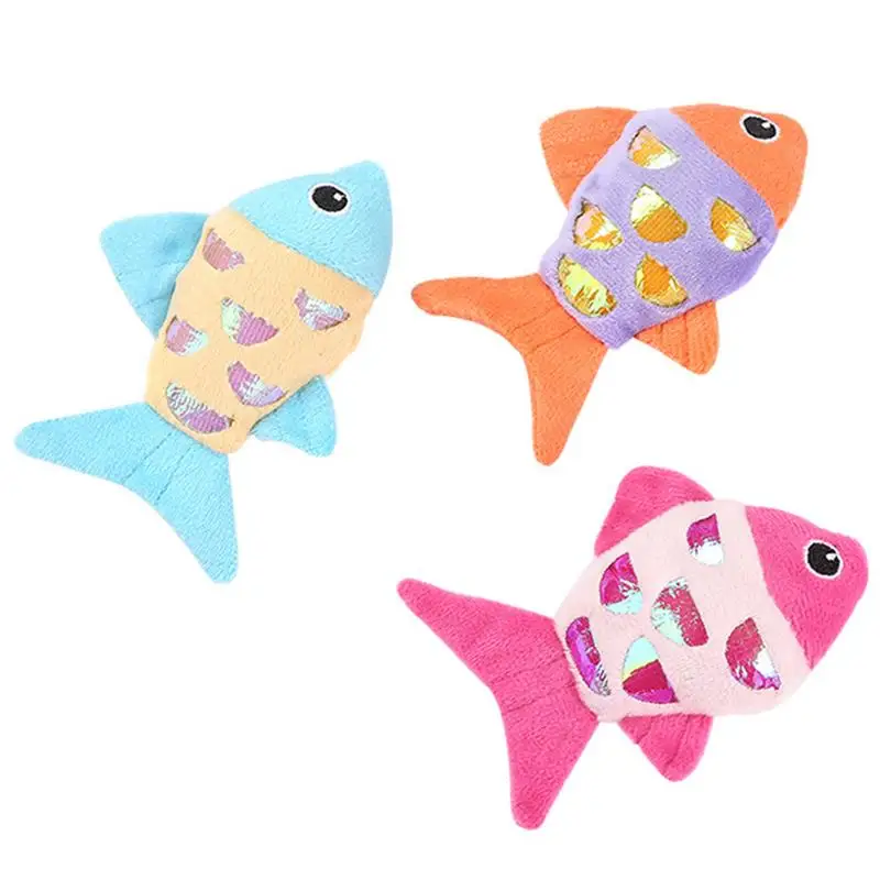 Pet Toys Cute Fish Shape Bite-Resistant Plush Cat Chew Toy Pet Teether Cat Crinkle Toy Pet Supplies Cat Favors
Pet Toys Cute Fish Shape Bite-Resistant Plush Cat Chew Toy Pet Teether Cat Crinkle Toy Pet Supplies Cat Favors