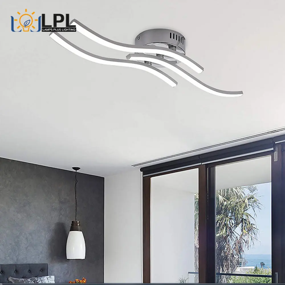 LED Ceiling Light 85-265V Creative Forked Shaped Modern Ceiling Lamp 18W LED Lamparas De Techo for Kitchen Bedroom Corridor
LED Ceiling Light 85-265V Creative Forked Shaped Modern Ceiling Lamp 18W LED Lamparas De Techo for Kitchen Bedroom Corridor