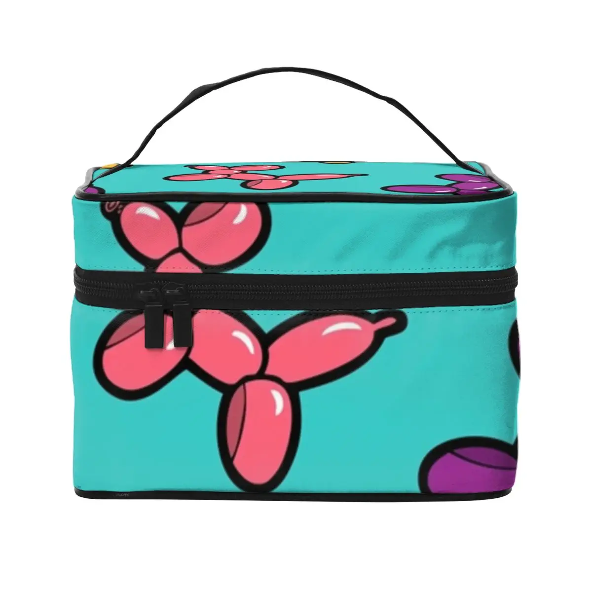 Balloon Animal Cosmetic Bags Colorful Dogs Print Pack Traveling Storage Organizers with Handle Travel Women's Makeup Bag
Balloon Animal Cosmetic Bags Colorful Dogs Print Pack Traveling Storage Organizers with Handle Travel Women's Makeup Bag