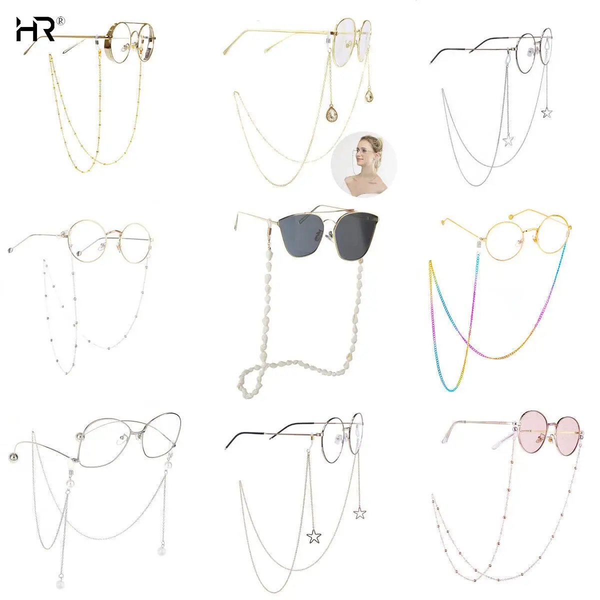 1pcs Eyeglass Strap Reading Glasses Hanging Chain Fashion Sunglasses Spectacles Holder Neck Cord Glasses Slip Metal Chain
1pcs Eyeglass Strap Reading Glasses Hanging Chain Fashion Sunglasses Spectacles Holder Neck Cord Glasses Slip Metal Chain