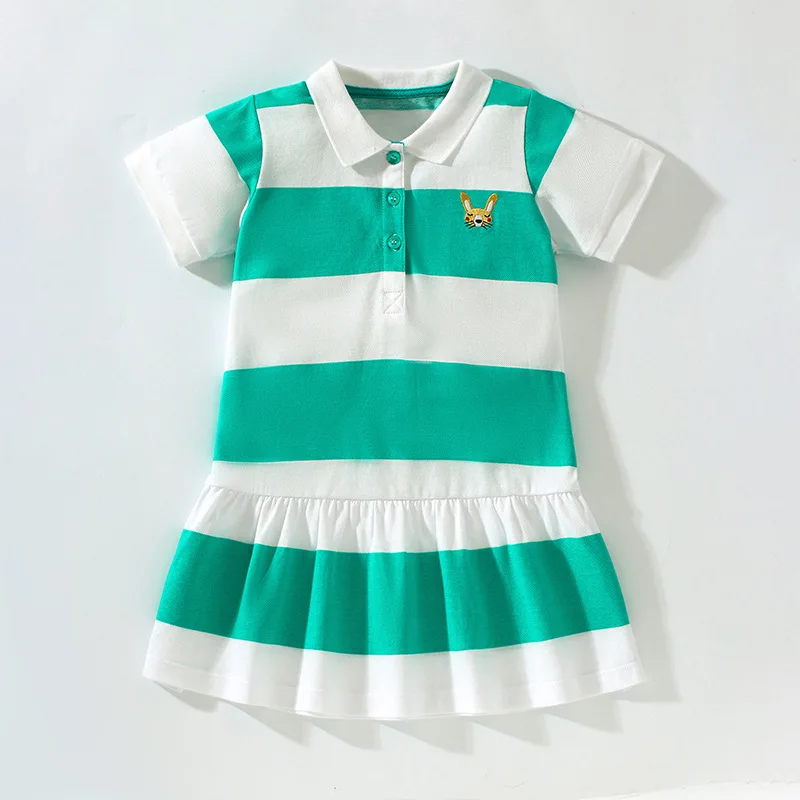Cotton New Baby Girls Short Sleeve Dresses Clothes Kids Summer Princess Dress Stripe For Children Party Ball Pageant Outfit
Cotton New Baby Girls Short Sleeve Dresses Clothes Kids Summer Princess Dress Stripe For Children Party Ball Pageant Outfit