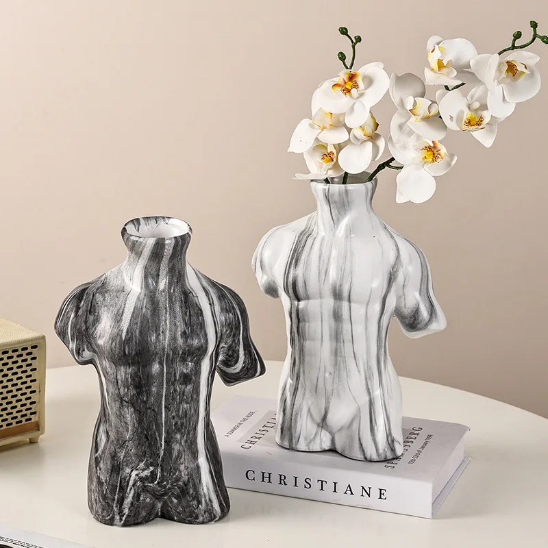 2023 Nordic Vase Home Decor Male Body Vase Decoration Ceramics Dried Flowers Vase Decoration Living Room Decoration Wholesale
2023 Nordic Vase Home Decor Male Body Vase Decoration Ceramics Dried Flowers Vase Decoration Living Room Decoration Wholesale