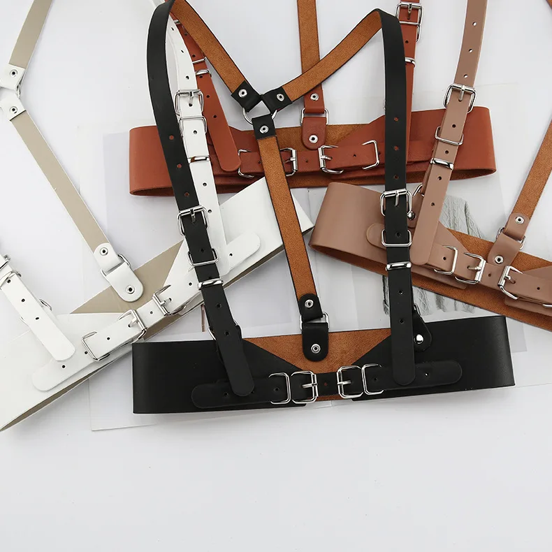 Faux Leather Slim Suspender Belt Adjustable Retro Alloy Buckle Corset Belt Body Harness Strap Waist Belt Punk Gothic Strap Belt
Faux Leather Slim Suspender Belt Adjustable Retro Alloy Buckle Corset Belt Body Harness Strap Waist Belt Punk Gothic Strap Belt