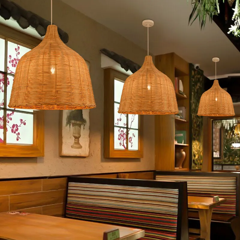 Bamboo Rattan Living Room Bedroom LED Chandelier Dining Bar chandelier Southeast Asian Japanese Clothing Store Hand-woven lamp
Bamboo Rattan Living Room Bedroom LED Chandelier Dining Bar chandelier Southeast Asian Japanese Clothing Store Hand-woven lamp
