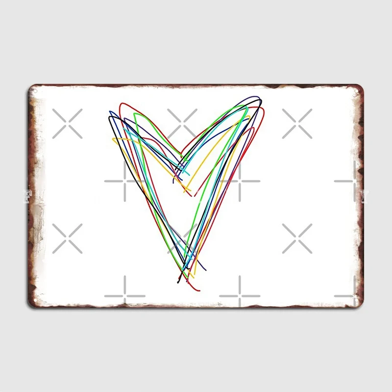 All Hearts Metal Sign Plates Club Bar Pub Designing Tin Sign Poster 
All Hearts Metal Sign Plates Club Bar Pub Designing Tin Sign Poster