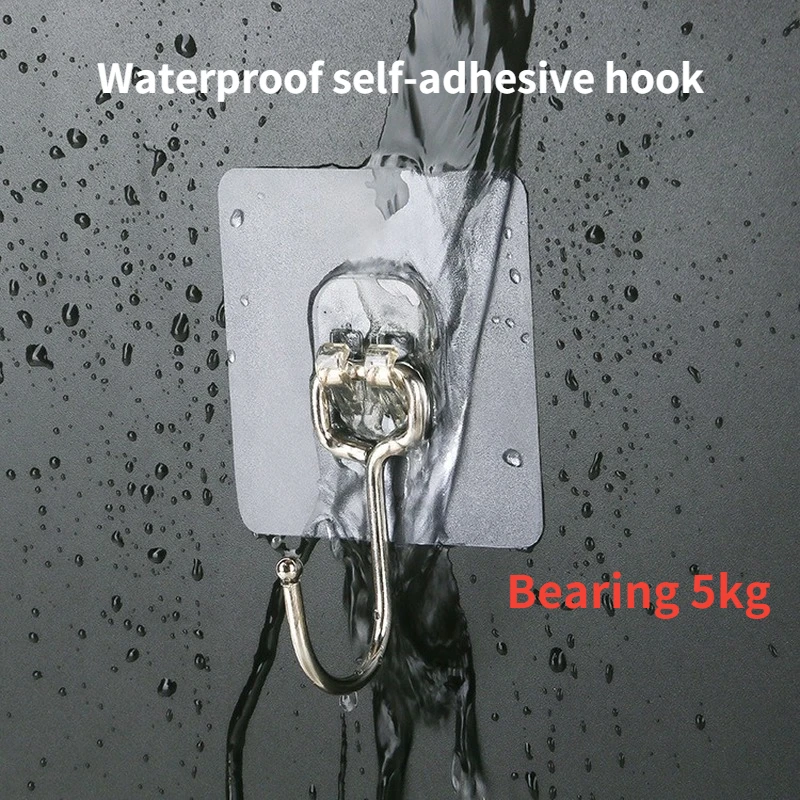 Прочный самоклеящийся крючок, бытовой несущий крючок, водонепроницаемый крючок
Прочный самоклеящийся крючок, бытовой несущий крючок, водонепроницаемый крючок