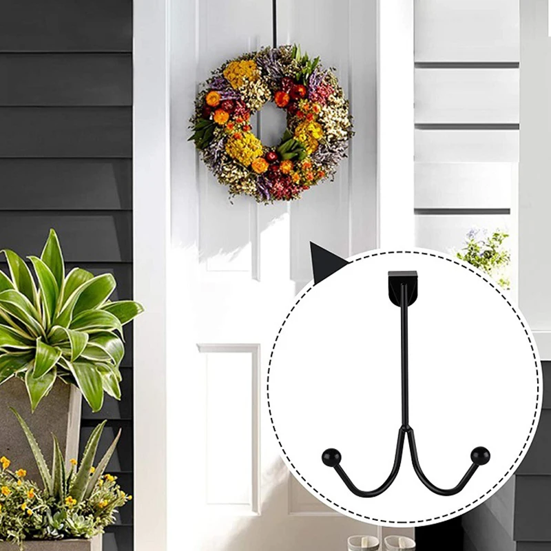 Multi-function Wreath Double Hook Over Door Double Hanger Hooks Metal Twin Hooks Organizer For Hanging Clothes Coats Hats Robes
Multi-function Wreath Double Hook Over Door Double Hanger Hooks Metal Twin Hooks Organizer For Hanging Clothes Coats Hats Robes