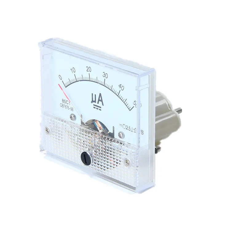 85C1 DC Analog Panel Volt Voltage Meter Voltmeter Gauge Mechanical Voltage Meter 50UA 100UA 300UA 500UA
85C1 DC Analog Panel Volt Voltage Meter Voltmeter Gauge Mechanical Voltage Meter 50UA 100UA 300UA 500UA