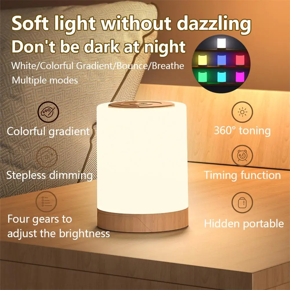 Night Light LED Bedside Touch Sensor Usb Rechargeable Baby Breastfeeding Multifunctional Lamp Dimmable Warm Light
Night Light LED Bedside Touch Sensor Usb Rechargeable Baby Breastfeeding Multifunctional Lamp Dimmable Warm Light