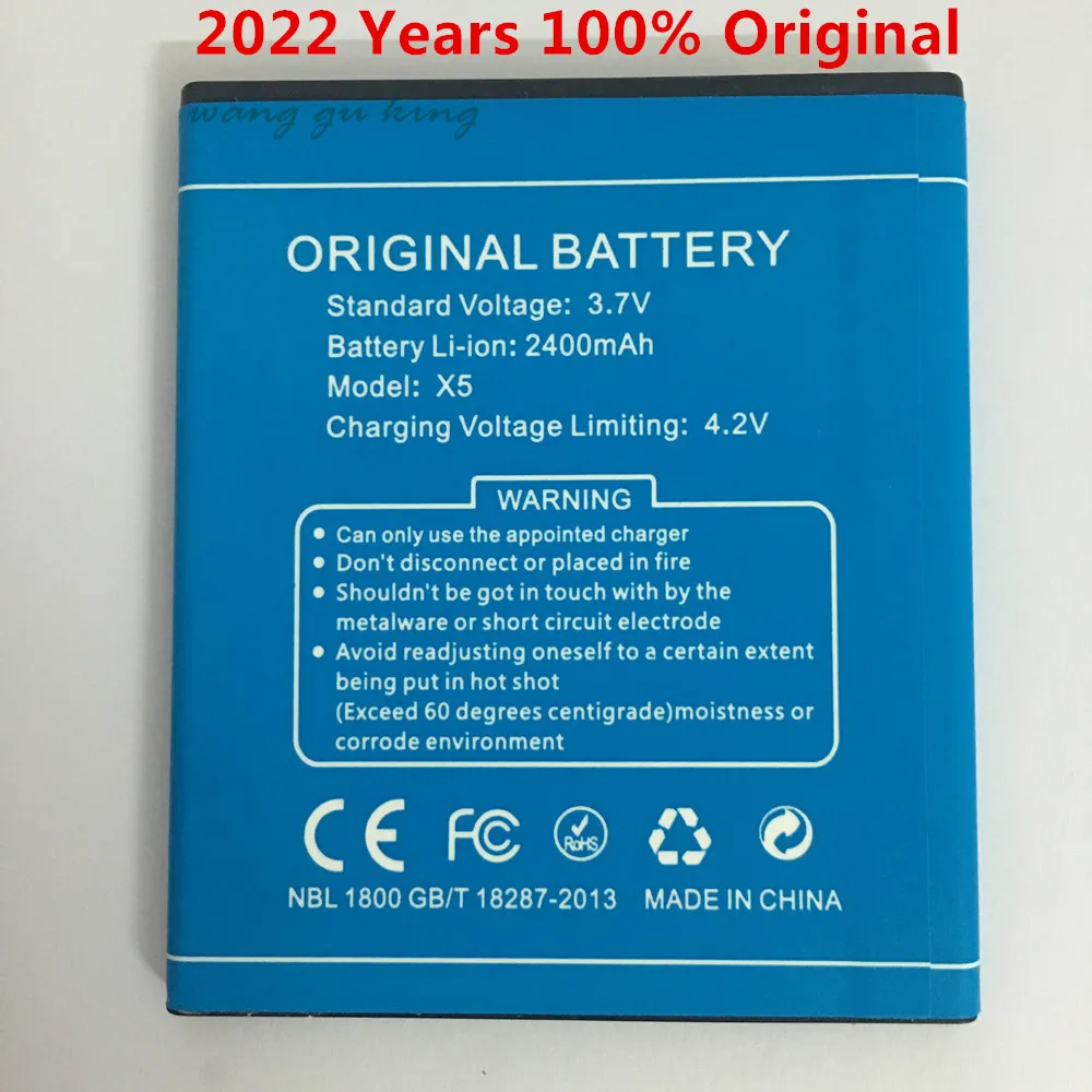 

Original Mobile Phone Battery For Doogee X5 X5 Pro Batteries 2400mAh 3.7V Li-ion Battery Rechargeable Bateria High Quality