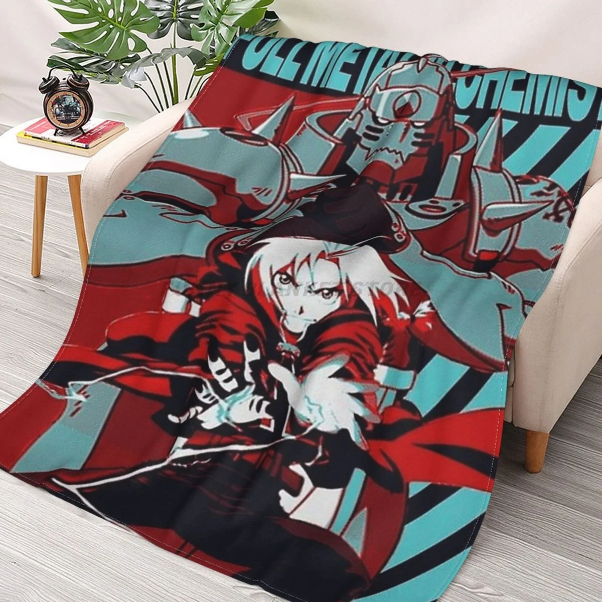Full Metal Alchemist Throws Blankets Collage Flannel Ultra-Soft Warm picnic blanket bedspread on the bed
Full Metal Alchemist Throws Blankets Collage Flannel Ultra-Soft Warm picnic blanket bedspread on the bed