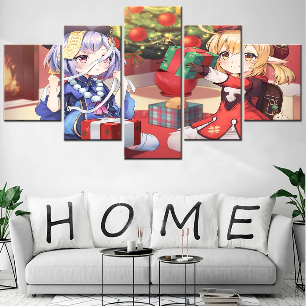 Home Decoration Canvas Prints 5 Pieces Genshin Impact Games Poster Painting Wall Art Picture Modular For Living Room Framework
Home Decoration Canvas Prints 5 Pieces Genshin Impact Games Poster Painting Wall Art Picture Modular For Living Room Framework