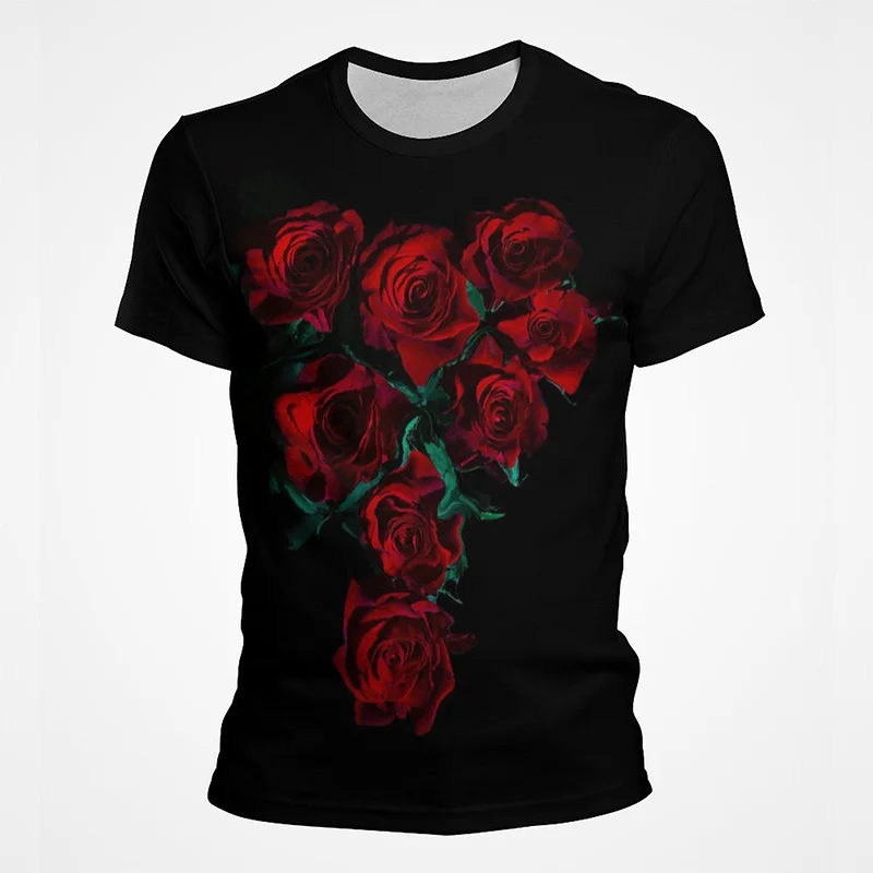 Футболка с 3D принтом Love & Roses для мужчин и женщин, модная уличная одежда в стиле Харадзюку, подарок на день Святого Валентина, лето
Футболка с 3D принтом Love & Roses для мужчин и женщин, модная уличная одежда в стиле Харадзюку, подарок на день Святого Валентина, лето