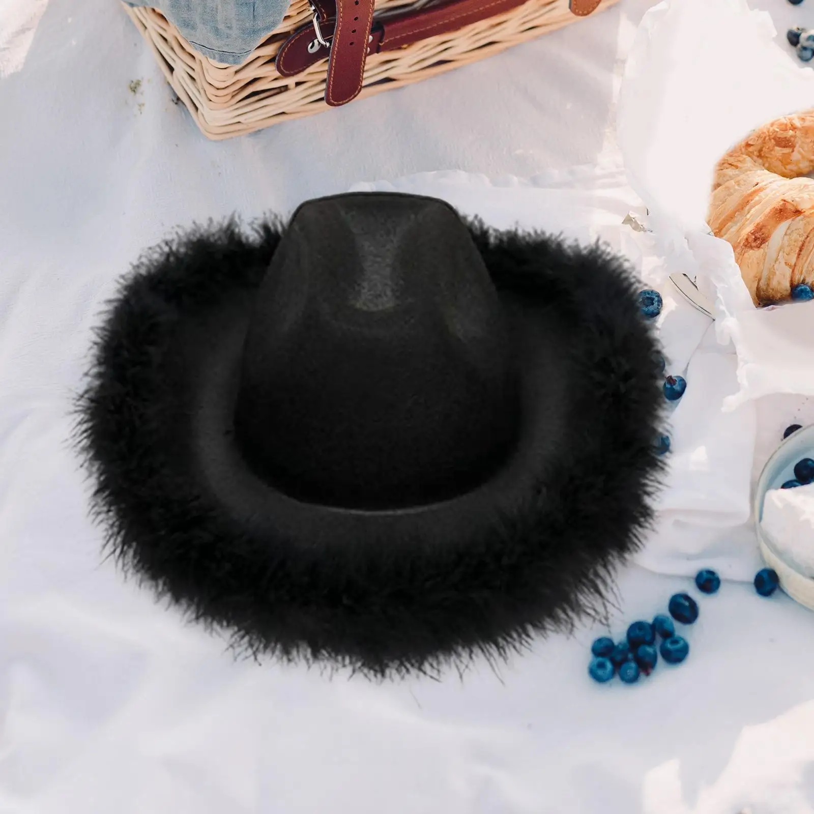 Western Decor Cowgirl Hats Sun Hats Wide Brim Adult Women Cowboy Hat for Pretend Play Wedding Black Decor Dress up Accessories
Western Decor Cowgirl Hats Sun Hats Wide Brim Adult Women Cowboy Hat for Pretend Play Wedding Black Decor Dress up Accessories