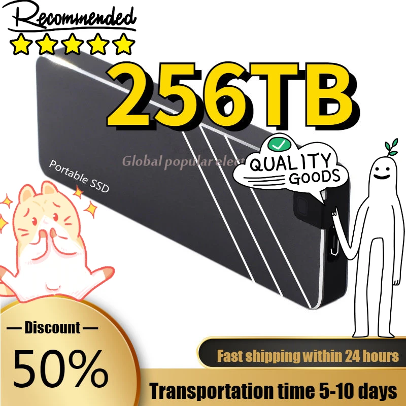 New 2023 Mini Portable SSD 256TB USB3.1 Mobile Solid State Drives High Speed 4TB 8TB 16TB Hard Disks Type-C Hard Drives
New 2023 Mini Portable SSD 256TB USB3.1 Mobile Solid State Drives High Speed 4TB 8TB 16TB Hard Disks Type-C Hard Drives