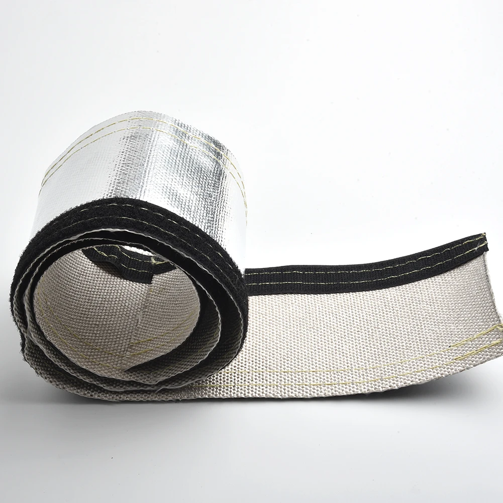 Wrap Hose Cover Convenient Heat High temperature Protect Replacement Sleeve Black+Silver Heat Shield Insulated
Wrap Hose Cover Convenient Heat High temperature Protect Replacement Sleeve Black+Silver Heat Shield Insulated