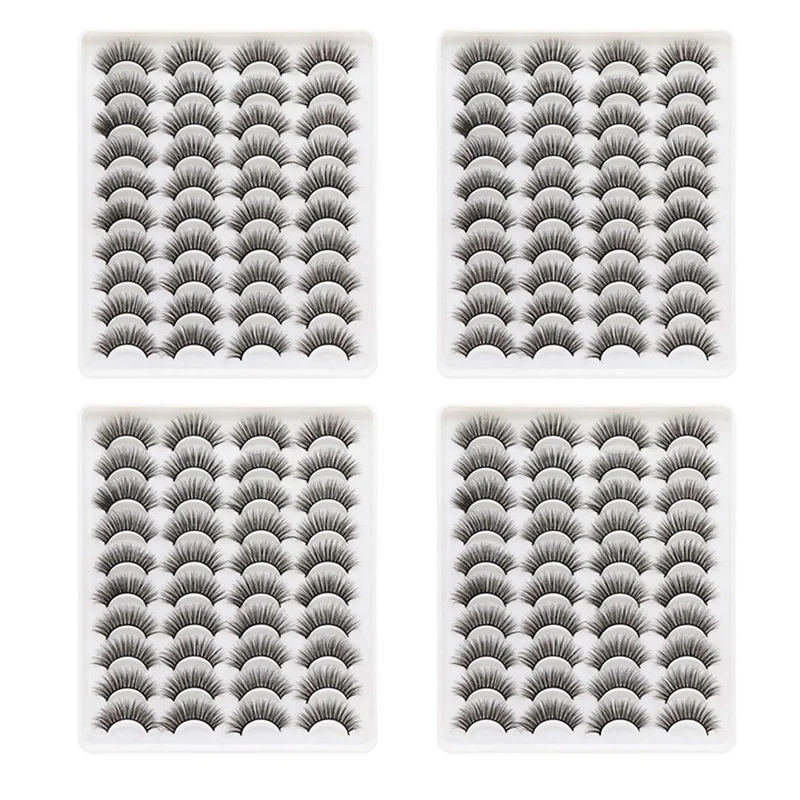 80 Pairs 3D Chemical Fiber Lashes Natural False Eyelashes Dramatic Volume Fake Lashes Makeup Extension Eyelashes
80 Pairs 3D Chemical Fiber Lashes Natural False Eyelashes Dramatic Volume Fake Lashes Makeup Extension Eyelashes