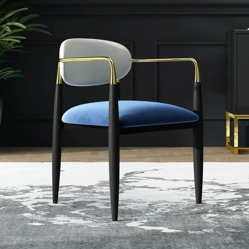 Comfortable Minimalist Dining Chairs Nordic Leather Unique Lounge Makeup Chair Velvet Nail Office Cadeira Home Furniture
Comfortable Minimalist Dining Chairs Nordic Leather Unique Lounge Makeup Chair Velvet Nail Office Cadeira Home Furniture