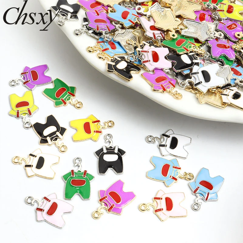 10pcs/Lot 15*22mm Enamel Overalls Charms Pendant for Jewelry Making Diy Handmade Earrings Neckalce Zinc Alloy Findings Wholesale
10pcs/Lot 15*22mm Enamel Overalls Charms Pendant for Jewelry Making Diy Handmade Earrings Neckalce Zinc Alloy Findings Wholesale