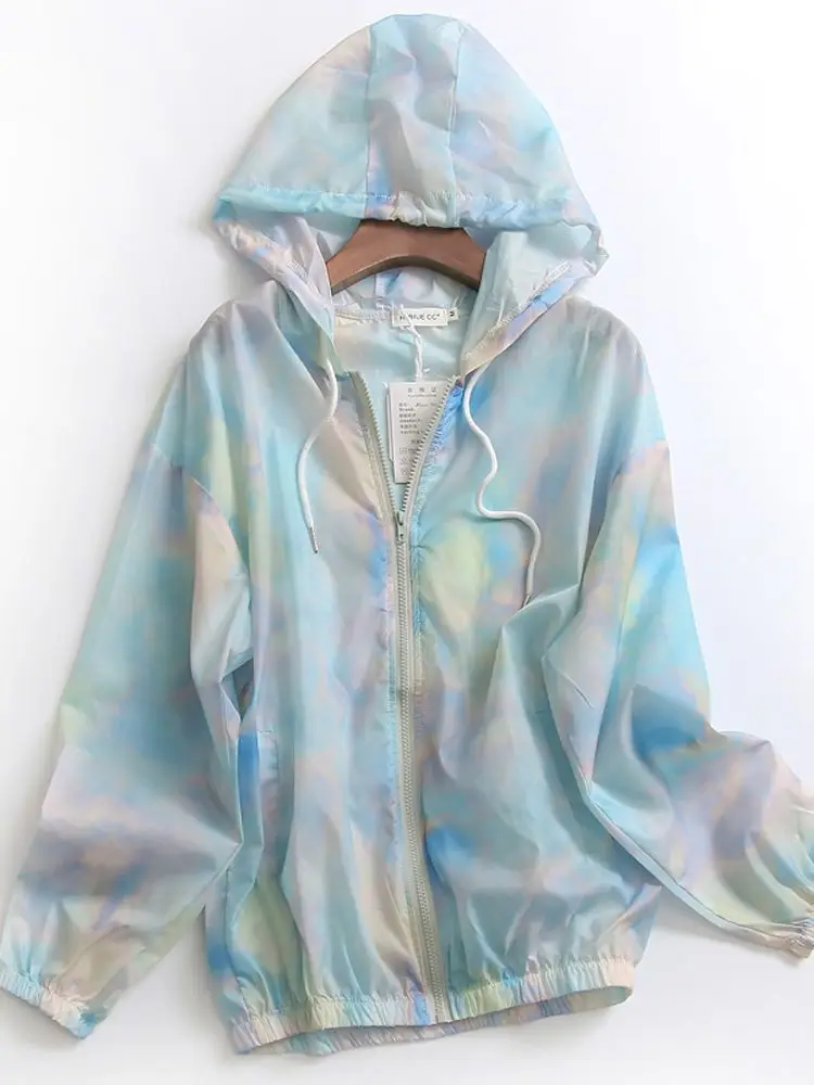 Women's Thin Hooded Sun Protection Clothes Spring Summer Long Sleeve Jacket
Women's Thin Hooded Sun Protection Clothes Spring Summer Long Sleeve Jacket