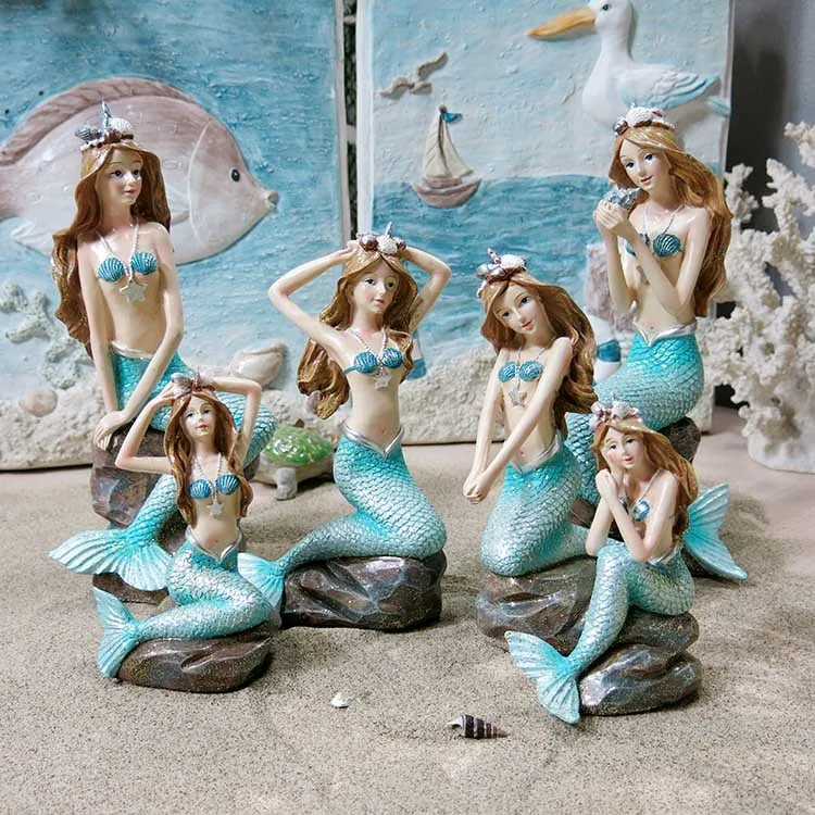 Desktop Mediterranean Ocean Landscape Window Decorative Resin Mermaid Ornament Living Room
Desktop Mediterranean Ocean Landscape Window Decorative Resin Mermaid Ornament Living Room