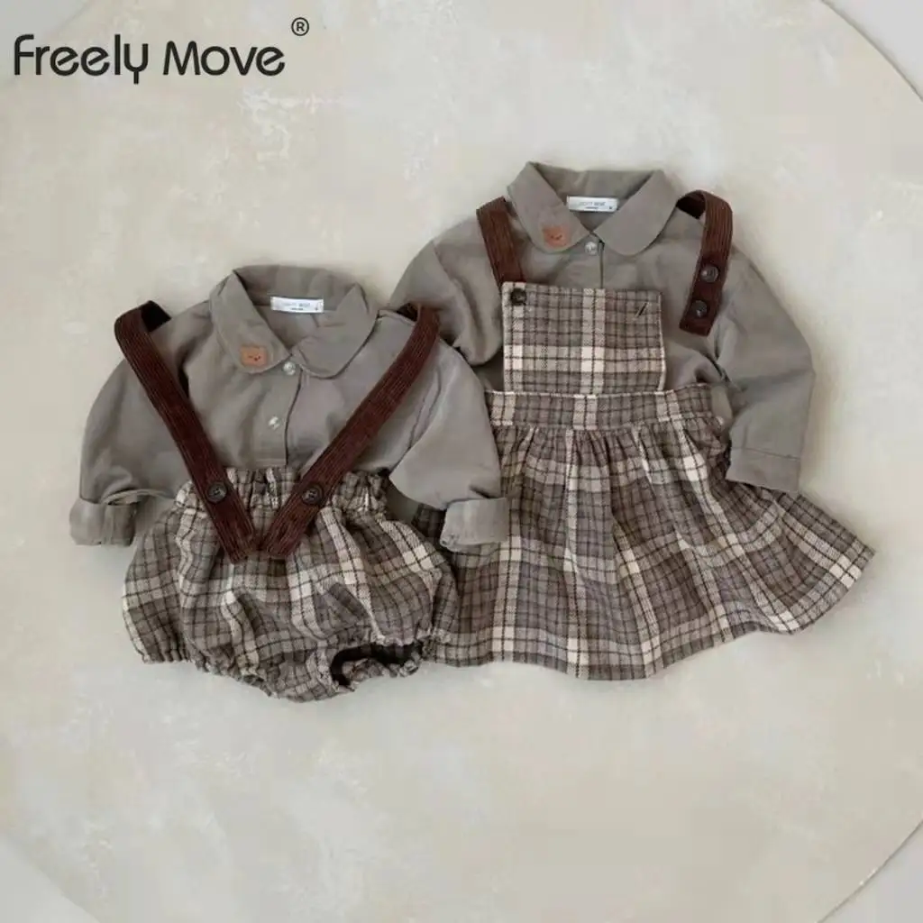 Freely Move Newborn Infant Baby Boys Clothes Set Long Sleeve Blouses Overalls Cotton Strap Dress Outfits Summer Costumes
Freely Move Newborn Infant Baby Boys Clothes Set Long Sleeve Blouses Overalls Cotton Strap Dress Outfits Summer Costumes