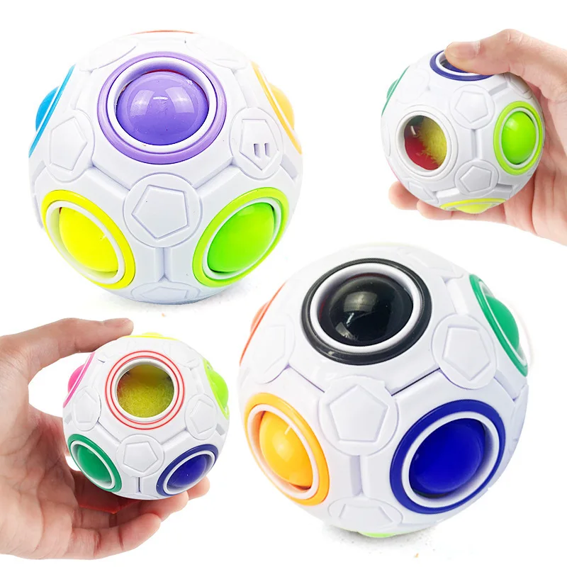 Fidget Toys Rainbow Ball Puzzle Decompression Push Bubble Toy for Adults Autism ADHD Antistress Toys for Children Gifts for Kids
Fidget Toys Rainbow Ball Puzzle Decompression Push Bubble Toy for Adults Autism ADHD Antistress Toys for Children Gifts for Kids