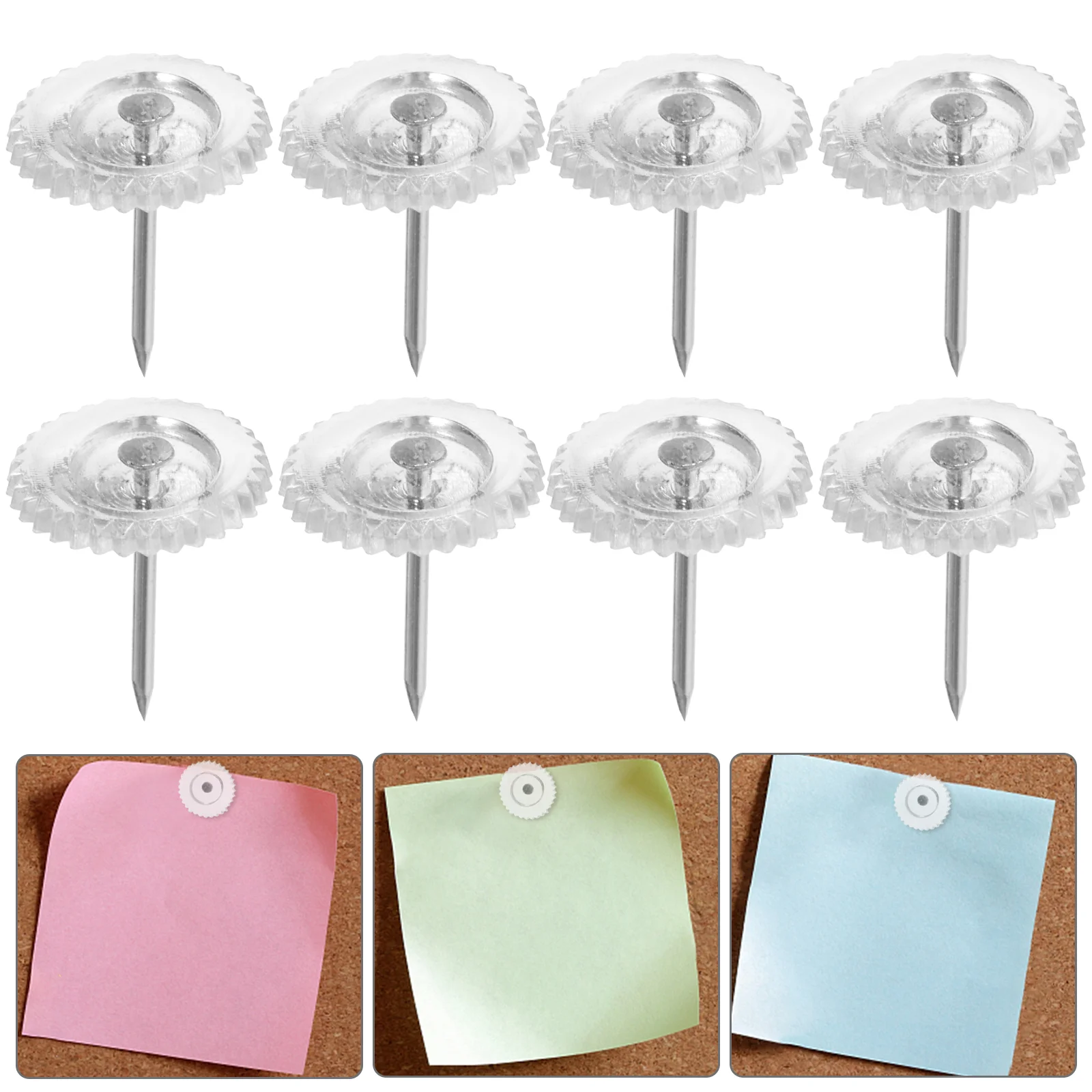 100 Pcs Pushpins Cork Board Decorative Thumbtacks Transparent Flat Top Clear Cute Bulletin Drawing
100 Pcs Pushpins Cork Board Decorative Thumbtacks Transparent Flat Top Clear Cute Bulletin Drawing