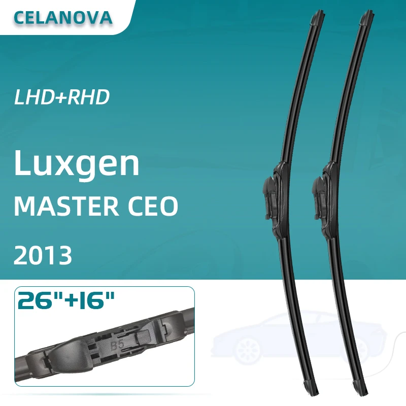 

Лезвия очистителей лобового стекла автомобиля для Luxgen MASTER CEO 2013 26 "+ 16" бескаркасные резиновые стеклоочистители