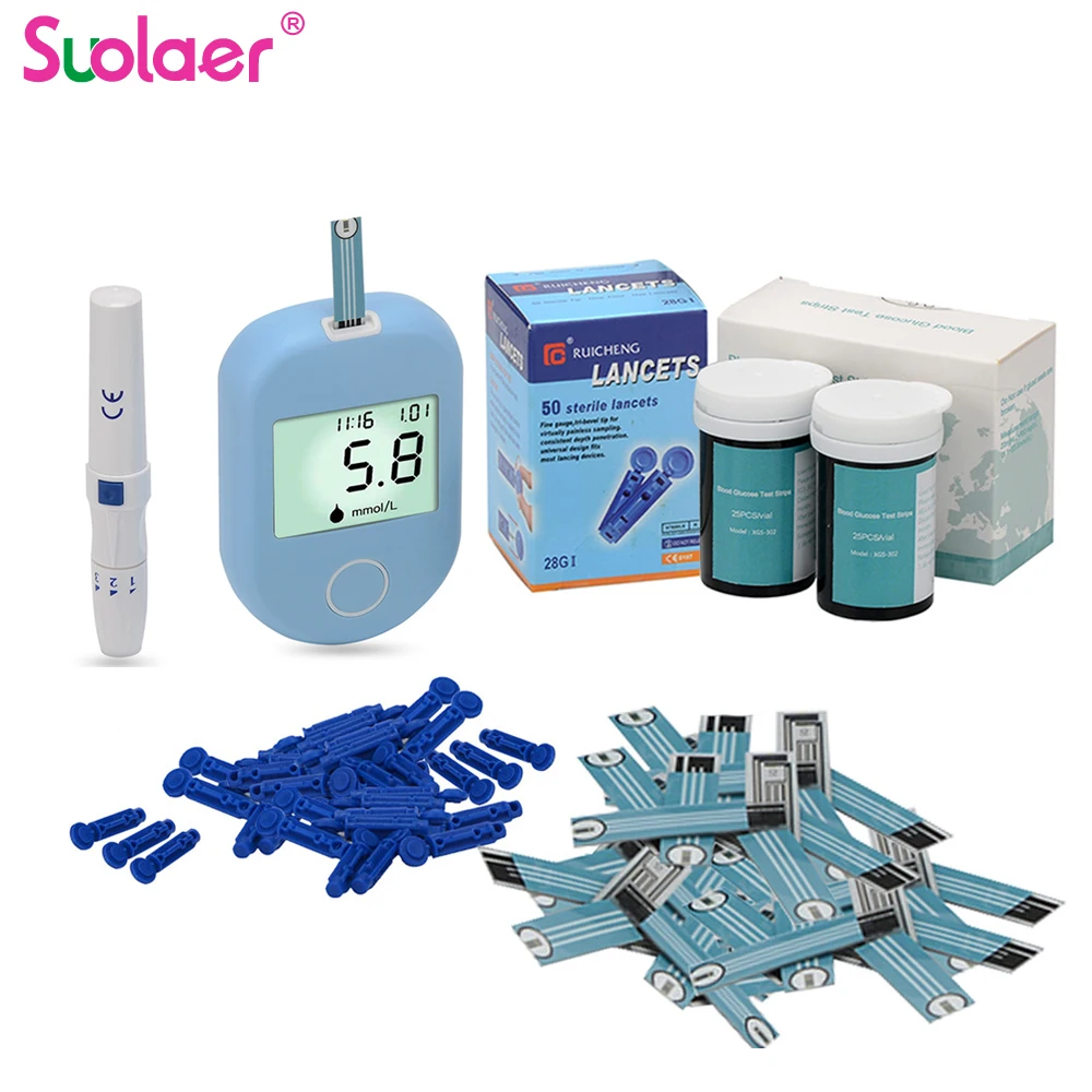 Medical Blood Glucose Meter Test Strips Lancets Glucometer Kits Diabetic Blood Sugar Meter Diabetes Tester Health Care Tools
Medical Blood Glucose Meter Test Strips Lancets Glucometer Kits Diabetic Blood Sugar Meter Diabetes Tester Health Care Tools