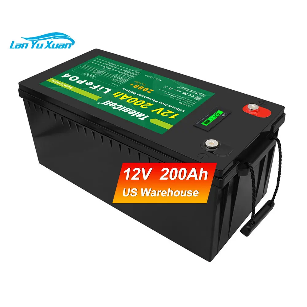 American Warehouse Long Life Rechargeable 12V Lifepo4 Cell 200Ah Lithium Iron Phosphate Battery For Energy Storage
American Warehouse Long Life Rechargeable 12V Lifepo4 Cell 200Ah Lithium Iron Phosphate Battery For Energy Storage