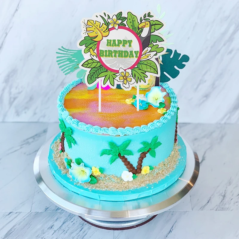 Hawaiian Themed Happy Birthday Cake Topper Flamingo Cake Decoration Accessories for Birthday Party Decor Kids Gift Supplies
Hawaiian Themed Happy Birthday Cake Topper Flamingo Cake Decoration Accessories for Birthday Party Decor Kids Gift Supplies