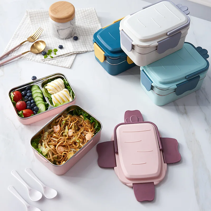 Double Layer Lunch Box Cute Shape Food Container for Kids Office Bento Box
Double Layer Lunch Box Cute Shape Food Container for Kids Office Bento Box