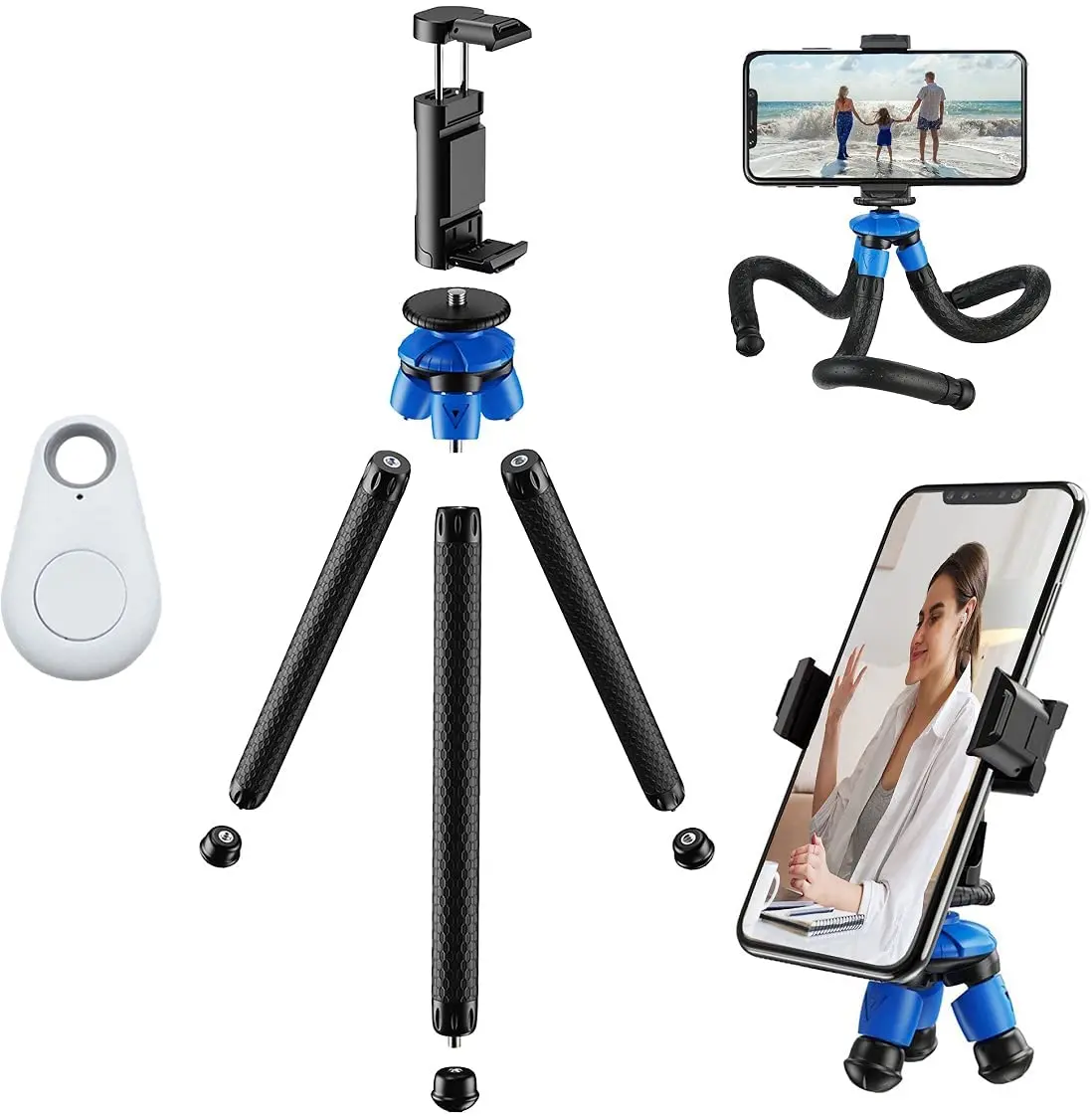 Phone Tripod Flexible Detachable Legs DIDAINT Camera Stand Holder 12.6inch with Wireless Remote, Universal Clip Compatible with
Phone Tripod Flexible Detachable Legs DIDAINT Camera Stand Holder 12.6inch with Wireless Remote, Universal Clip Compatible with