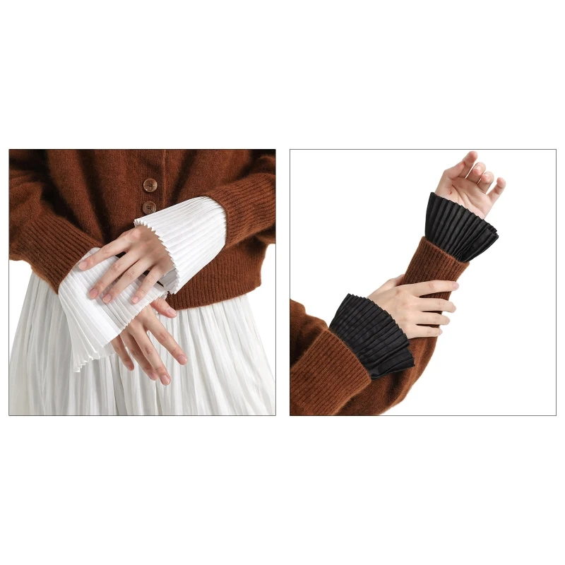 Detachable Wrist Cuffs for Women Pleated Cuff Dainty Decorative Sleeve Cuffs L5YB
Detachable Wrist Cuffs for Women Pleated Cuff Dainty Decorative Sleeve Cuffs L5YB