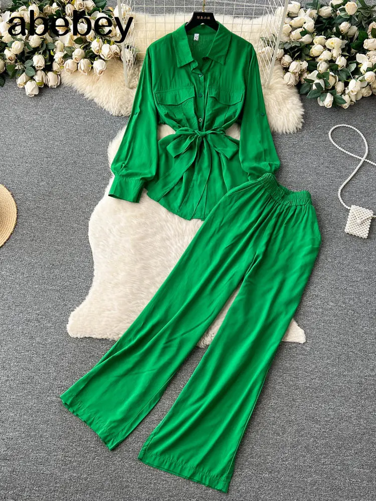 Женский уличный комплект из двух предметов, Топ с длинным рукавом и брюки с широкими штанинами
Женский уличный комплект из двух предметов, Топ с длинным рукавом и брюки с широкими штанинами