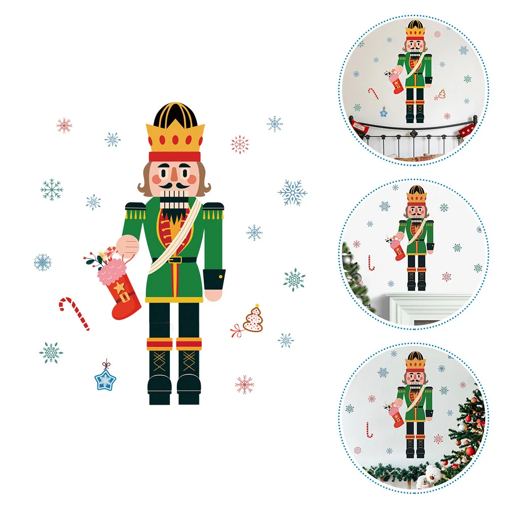 Christmas Window Stickers Decals Nutcracker Clings Sticker Wall Decor Refrigerator Party Decorationssnowflakesfor Soldier Fridge
Christmas Window Stickers Decals Nutcracker Clings Sticker Wall Decor Refrigerator Party Decorationssnowflakesfor Soldier Fridge