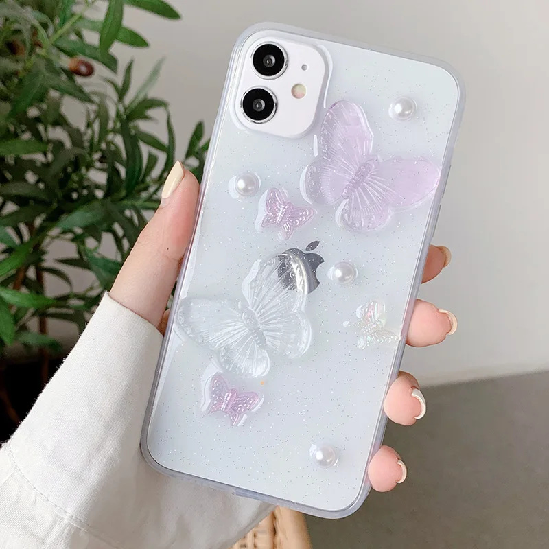 Fashion 3D Butterfly Transparent Soft Epoxy Case For iphone 13 12 11 Pro Max Mini XS X XR 8 7 Plus SE 2020 2022 Clear Cover
Fashion 3D Butterfly Transparent Soft Epoxy Case For iphone 13 12 11 Pro Max Mini XS X XR 8 7 Plus SE 2020 2022 Clear Cover