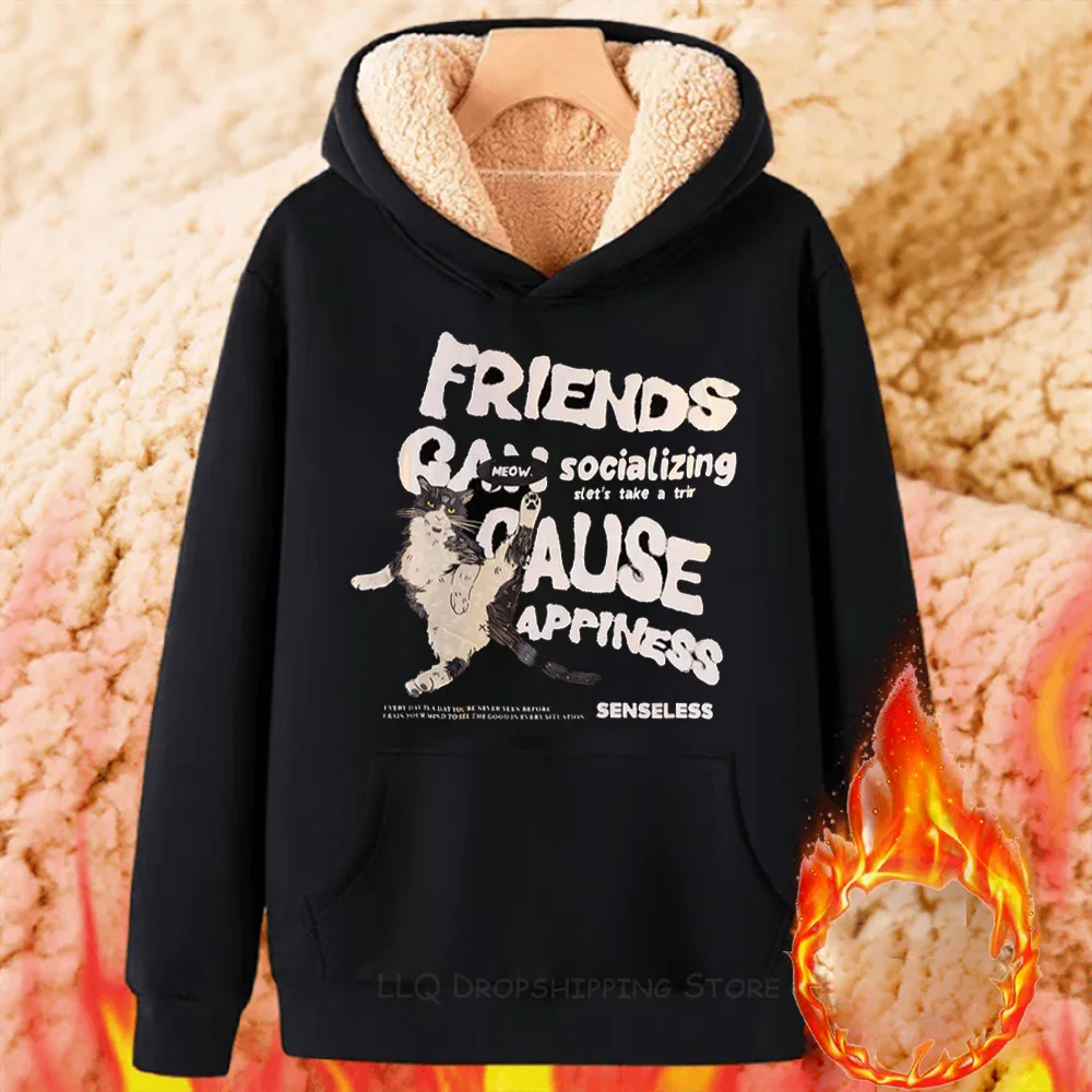 Thicken Warm Sweatshirts Gothic Lambswool Streetwear Sweater Men Thick Hoodies Winter Hoodies Fleece Casual Pants Fashion Hoodie
Thicken Warm Sweatshirts Gothic Lambswool Streetwear Sweater Men Thick Hoodies Winter Hoodies Fleece Casual Pants Fashion Hoodie