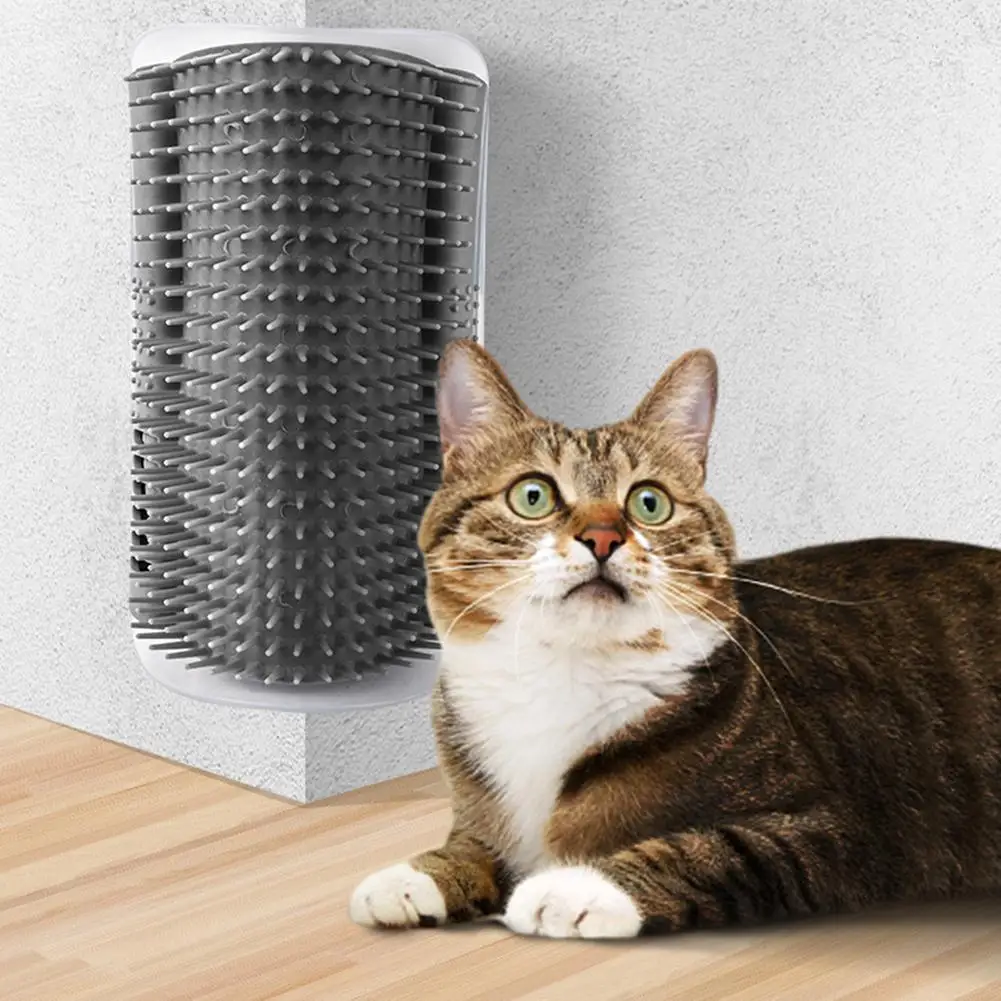 Cat Brush Corner Cats Massage Self Groomer Comb Wall Brush Rubs Catnip The Face With a Tickling Comb Cat Grooming Accessories
Cat Brush Corner Cats Massage Self Groomer Comb Wall Brush Rubs Catnip The Face With a Tickling Comb Cat Grooming Accessories