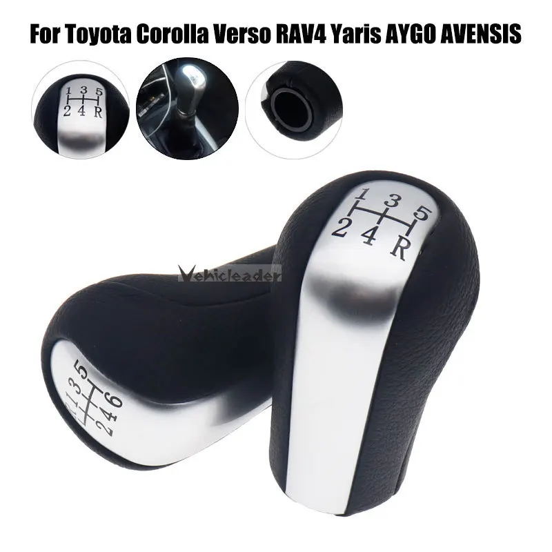 5/6 Speed MT Car Gear Shift Knob For TOYOTA Corolla RAV4 Verso Yaris Matte PU Leather Gearshift Shifter Lever Stick Accessories
5/6 Speed MT Car Gear Shift Knob For TOYOTA Corolla RAV4 Verso Yaris Matte PU Leather Gearshift Shifter Lever Stick Accessories