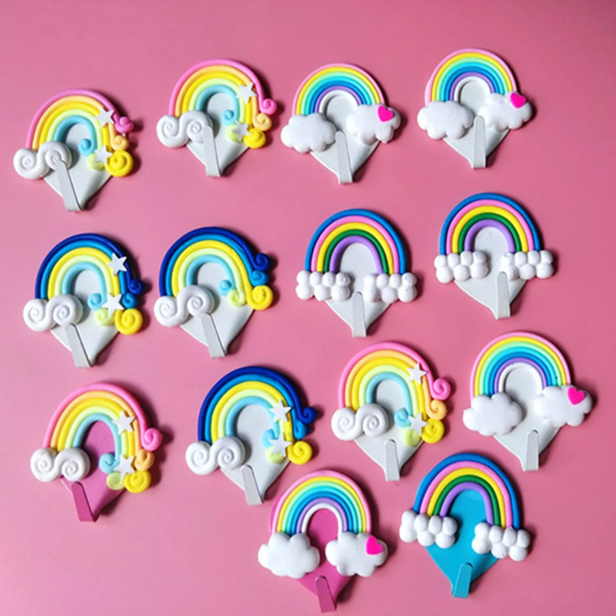 Hooks Wall Hook Hanger Coat Key Clothes Rainbow Decorative Hanging Mounted Door Organizer Hangers Sticky Rack Cartoon Adhesive
Hooks Wall Hook Hanger Coat Key Clothes Rainbow Decorative Hanging Mounted Door Organizer Hangers Sticky Rack Cartoon Adhesive