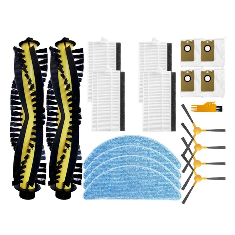 Сменные детали для робота-пылесоса NEATSVOR S600, основная и боковая щетки, фильтр НЕРА, насадка на швабру, 1 комплект 
Сменные детали для робота-пылесоса NEATSVOR S600, основная и боковая щетки, фильтр НЕРА, насадка на швабру, 1 комплект